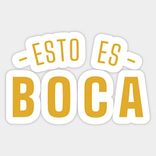 Esto es Boca - GOLD Sticker